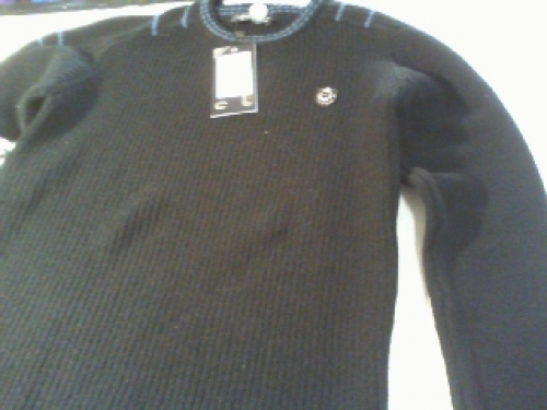 Maglione Nero White Sheep Tg M